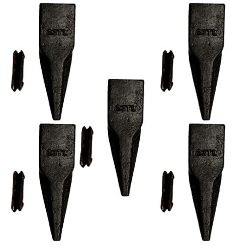 5PK 23T 23TL 230TL Tiger Long Backhoe Bucket Teeth 23FP Flexpins FOR DEERE CASE