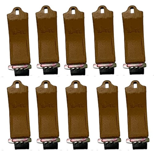 10 PK 18TL FOR Esco Style Bucket Digging Teeth w/ 18PN -20 Pin's,18-20LK Locks