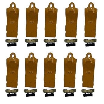 22S 10 Pack FOR Esco Style Bucket Tooth/Bucket Teeth 10 22PN Pins,10 22LK Locks