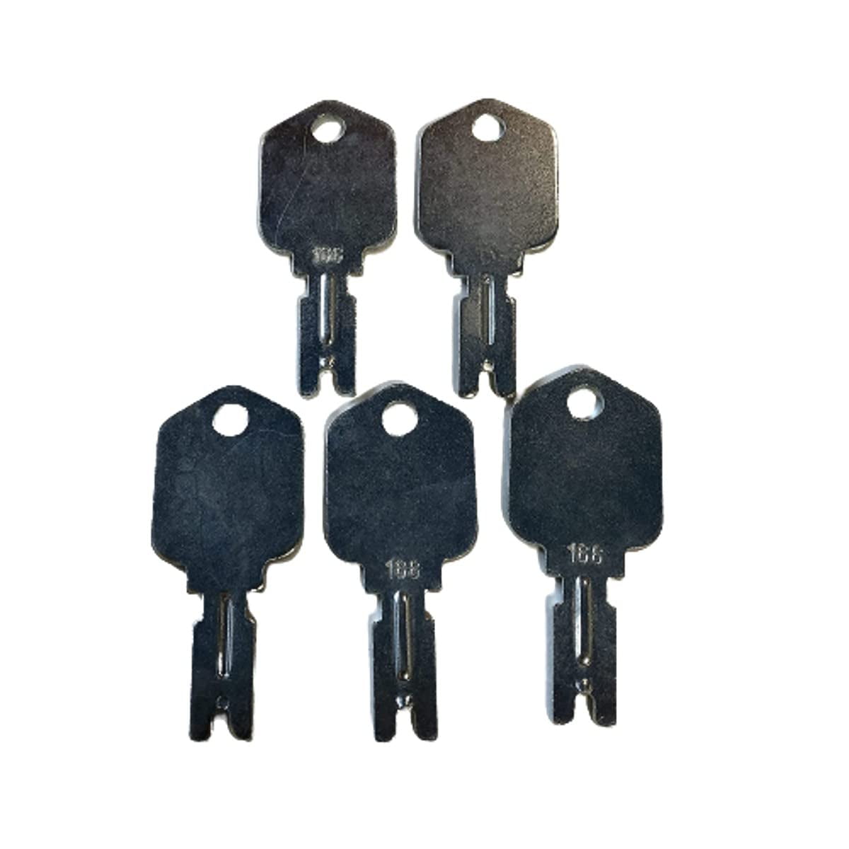 166 Forklift Ignition Key FOR Clark Yale Hyster Gradall Gehl Crown 5 PC