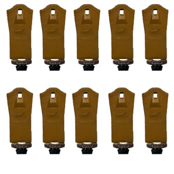 35S 10 PK Bucket Tooth/Bucket Teeth FOR Esco Style & 10 35PN Pins & 35LK Locks