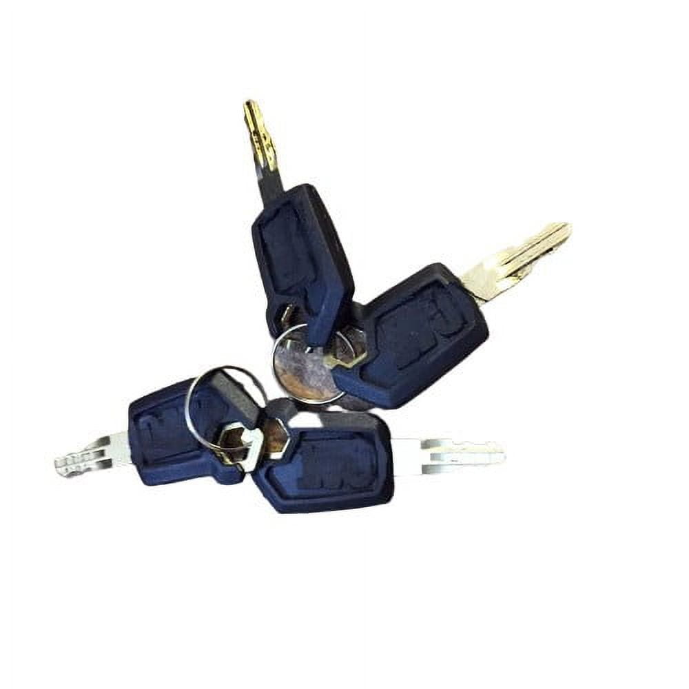 4 pcs KEYS IGNITION - PADLOCK - DOOR 5P8500 0964753 0966198 FOR Caterpillar