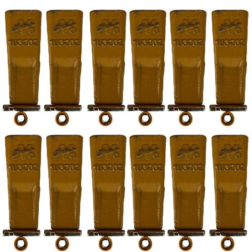 12 PK 1U3202 Bucket Teeth,Pin 8E6208 Retainer FOR J200 1u-3202