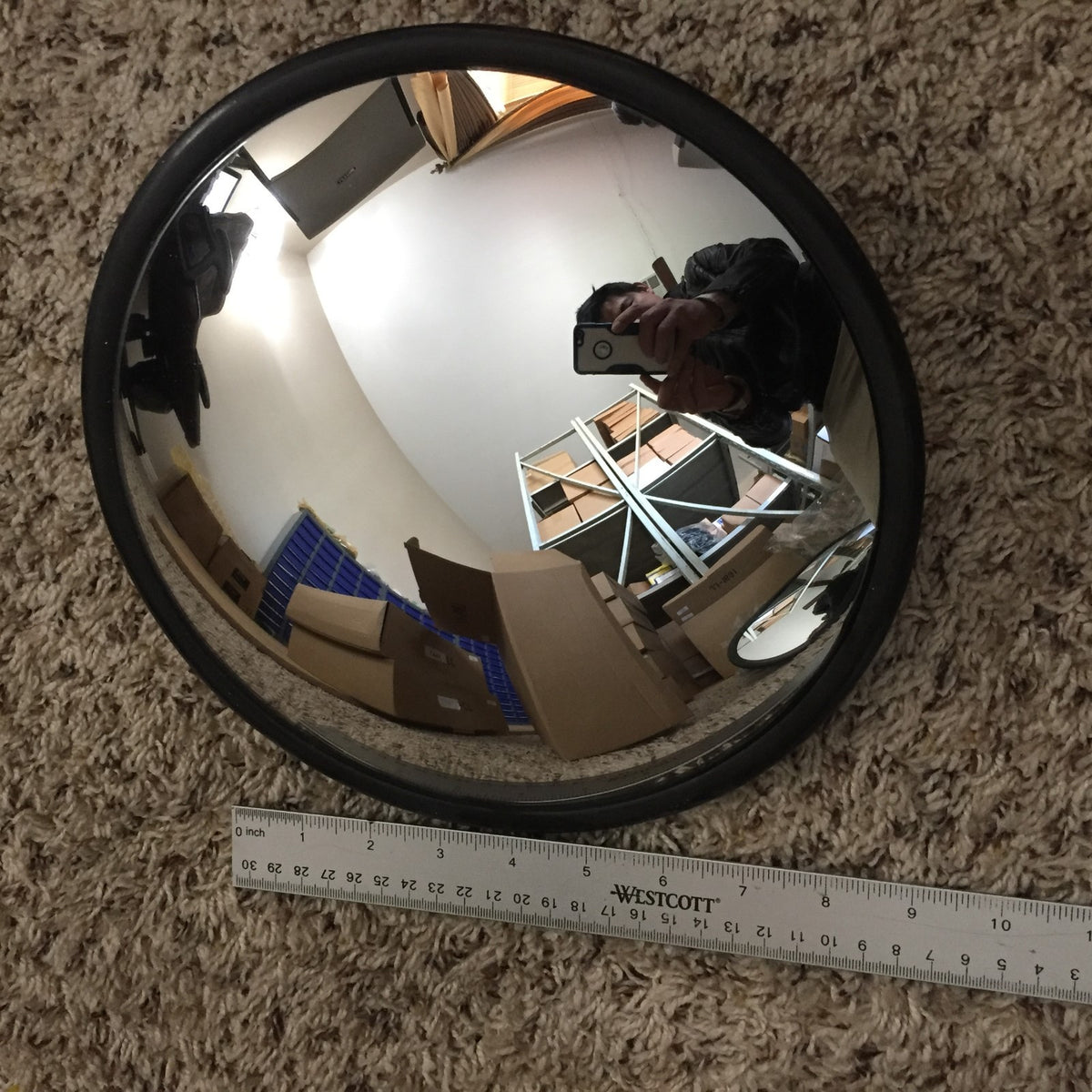 9"X12" Mirror Rectangle Fits Excavator Komatsu ,Hitachi,Kobelco,Cat,Sumitomo