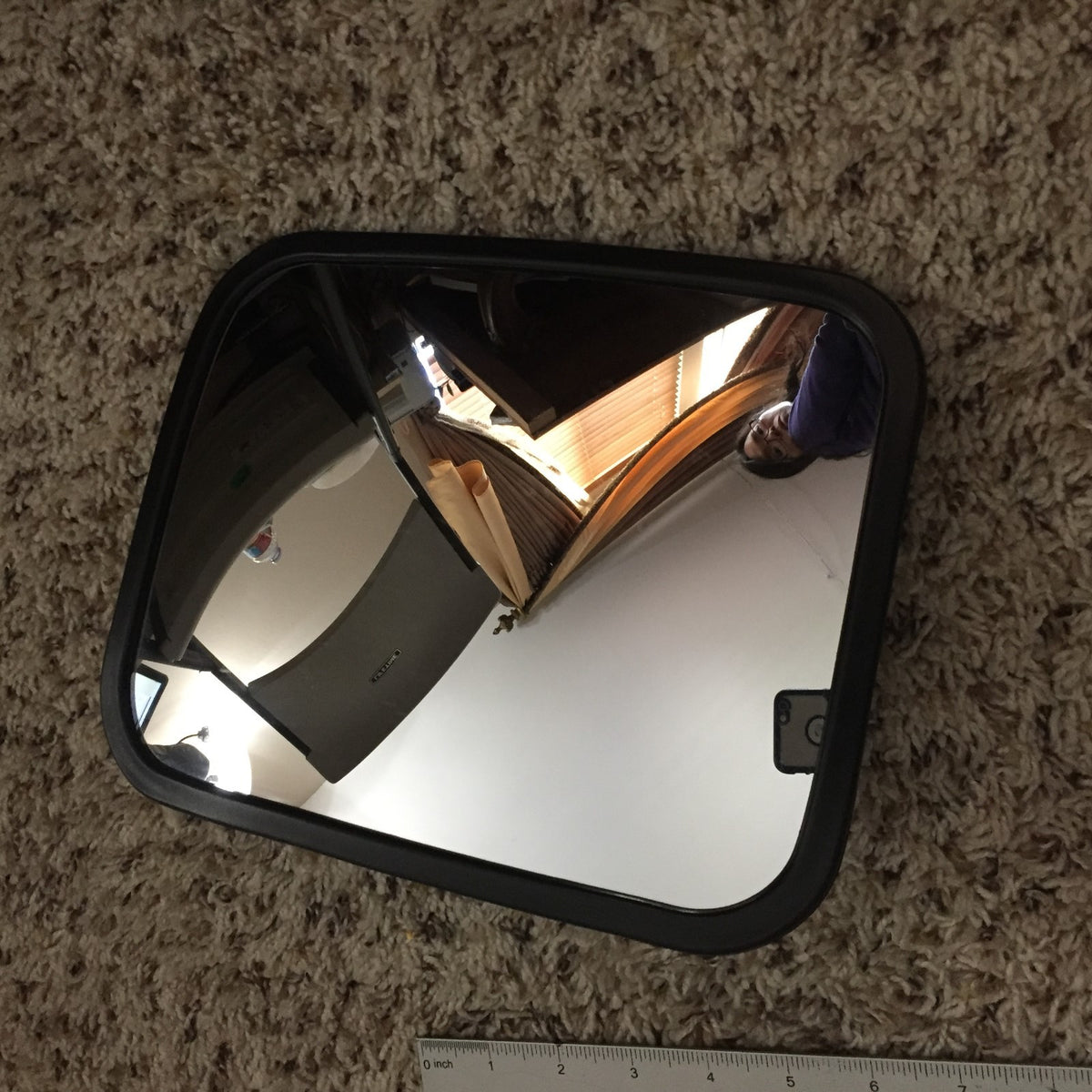 7.5"X9.5" Mirror Rectangle Fits Excavator John Deere,Doosan,Volvo,Jcb,Case,