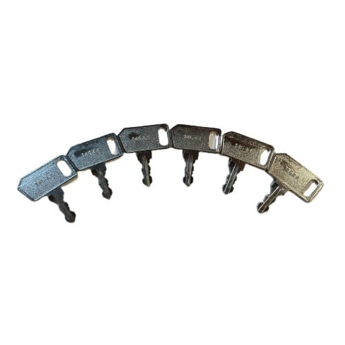 6 Pack 81# 14644 Keys for Terex Generation Hatz Yanmar Ignition Belle Premier XT Benford MBR71 Neiman Merit