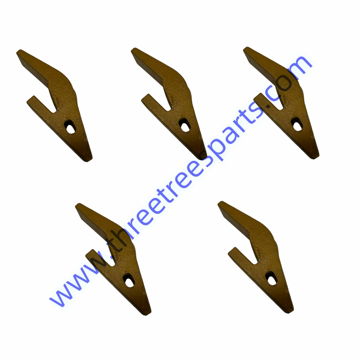 5 pk U43792 2740W23 23 230 Series Backhoe Bucket Tooth Adapter for Deere, Case