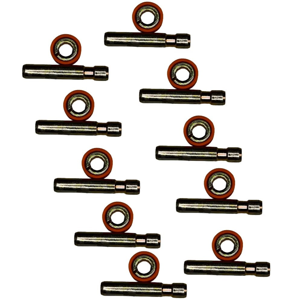 10-Pk Pin's 8E6259 & Fastener's 8E6258 FOR 1U3252 TEETH J250