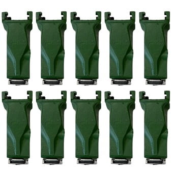 10-pk V29SYL v29 29SYL V Style Bucket Digging Teeth Tooth W/ 29 PN V29PN Flex Pins,
