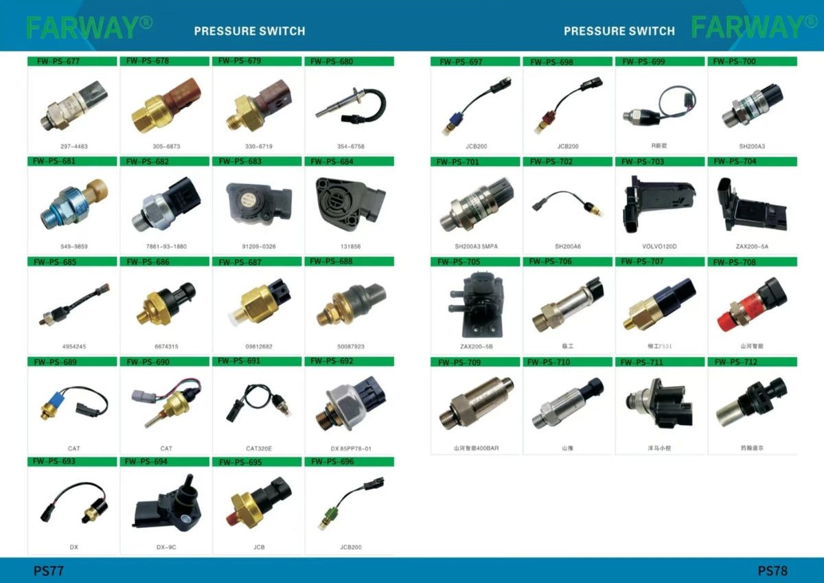 0281006327 Fuel Pressure Sensor for Blue Bird Vehicle 2008 Vision School Bus Fleetwood Vehicle 2008 Bounder Diesel