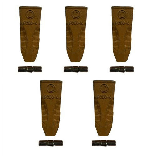 5 PC 20X-70-14160 BUCKET TEETH,20X-70-14170 PIN,20X-70-14180 SPRING FIT