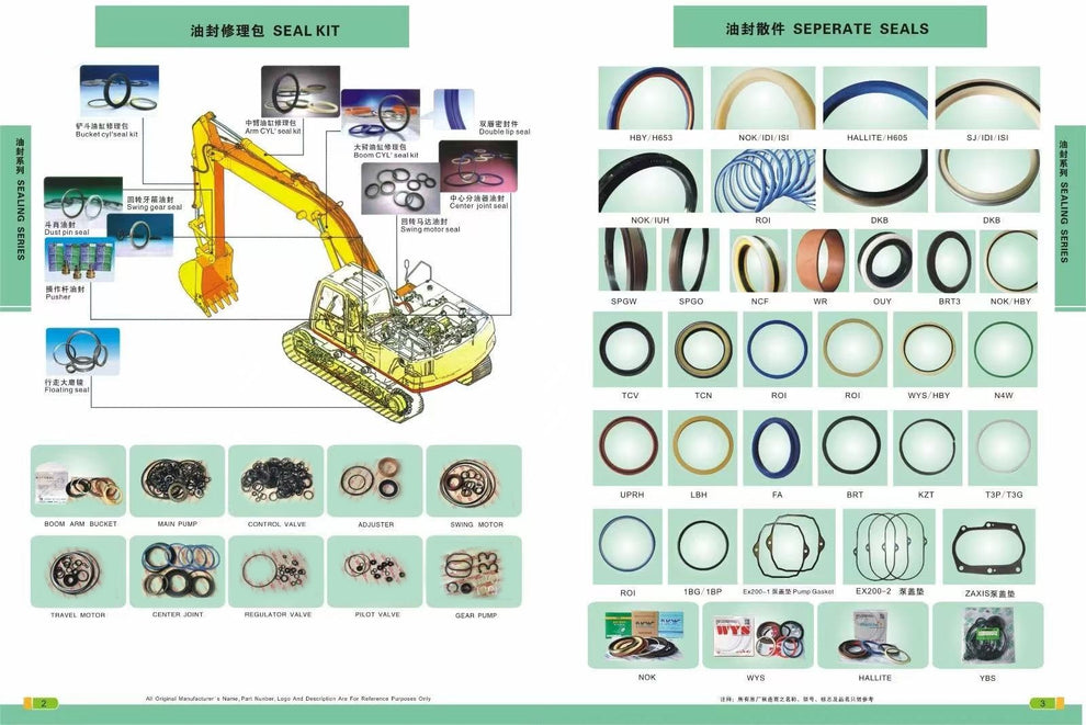 Lz008380 Bucket Cylinder Seal Kit Compatible with Case Cx470B Cx470C ,Sumitomo,Link Belt