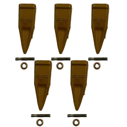 5 PK 1U3202T 1U3202TL J200 TEETH TOOTH WITH PIN ,RETAINER 8E6208 8E6209