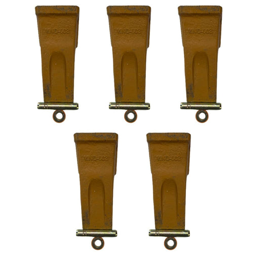 5-Pk 1U3252 J250 Bucket Digging Teeth With Pin's 8E6259 & Fastener's 8E6258