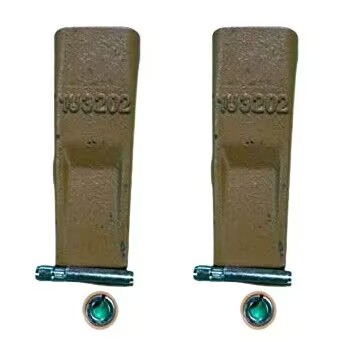 2 Pack 1U3302 1U-3302 Bucket TEETH Tooth & 5 9J2308 Pins 5 8E6259 ret J300