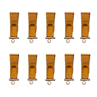 10 PK 1U3252 Bucket Tooth TEETH & 9J2258 Pins, 8E6259 retainer FOR J250,
