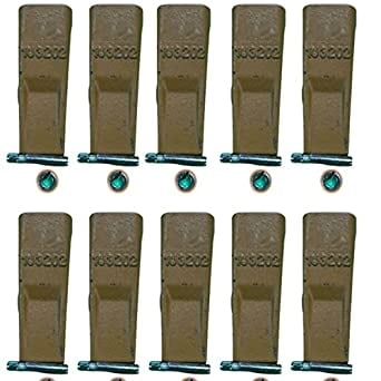 10 PK 1U3202 1u-3202 Bucket Teeth,Pin 8E6208 Retainer FOR J200