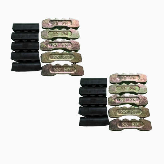 10 Pack 22PN Pin With Lock Rubber 22LK FOR 22S Bucket Teeth Tooth