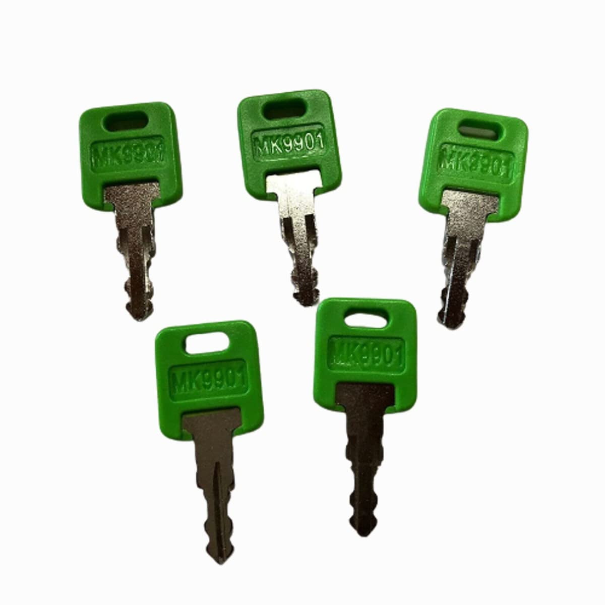 5pcs RV MK9901 & 6601 Key FOR FIC code 9901- M - New Motorhome Master Green Key