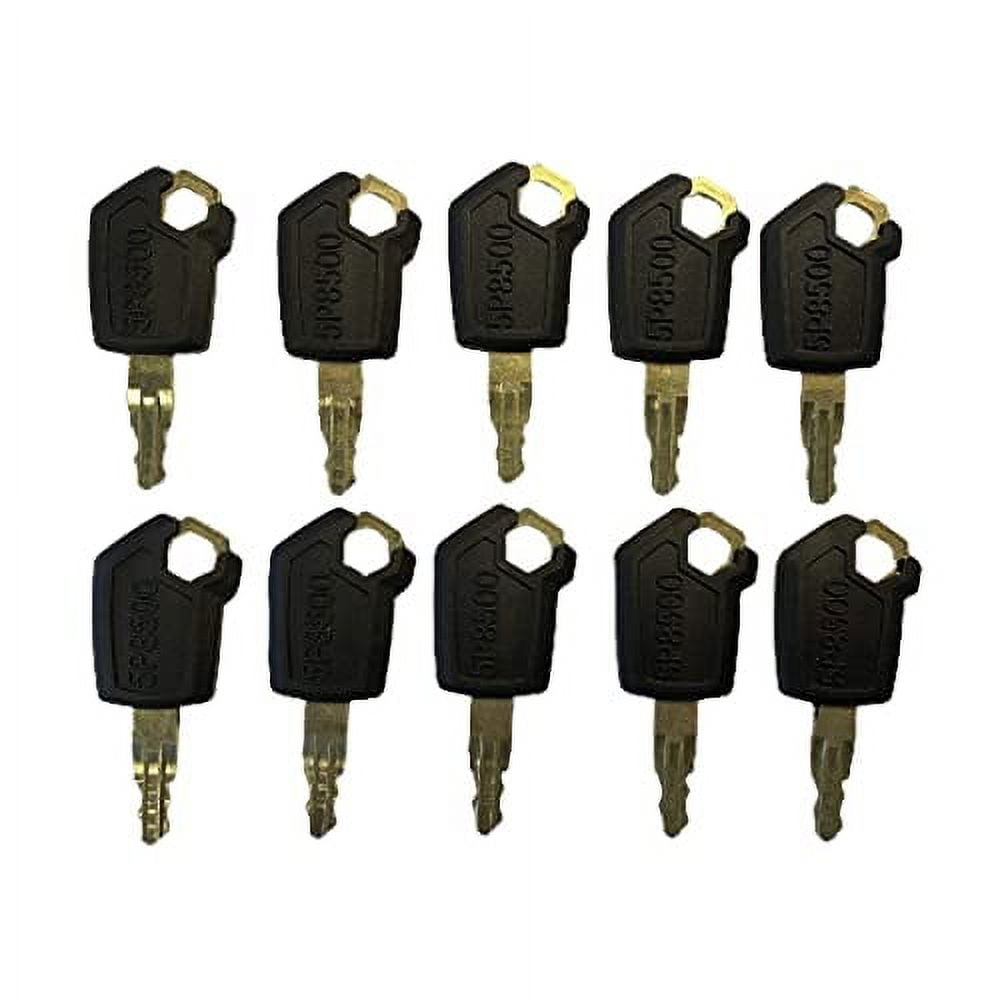 10 pcs 5P8500 5P-8500 Keys Heavy Equipment Ignition Loader Dozer FOR Caterpillar