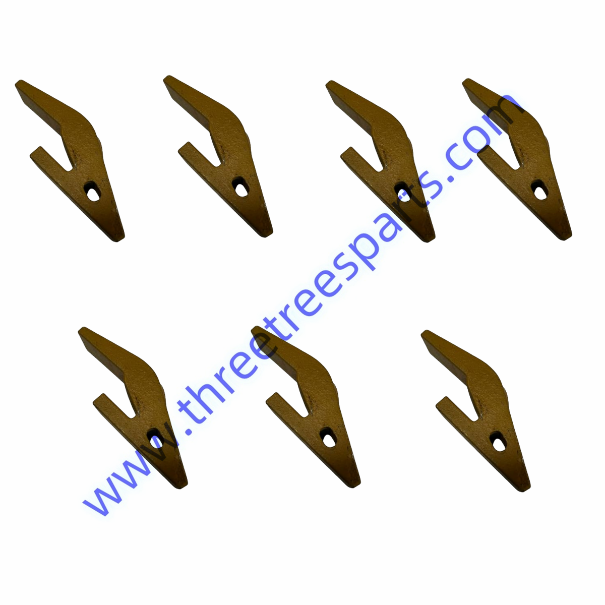 7 pk U43792 2740W23 23 230 Series Backhoe Bucket Tooth Adapter for Deere, Case