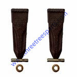 2 PK6Y-3222 6Y3222RC ROCK BUCKET TEETH J225 SIZE PIN 6Y3228 8E6259 RETAINER