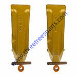 2 PCS 7T3402 ROCK TEETH 116-7408 PIN 116-7409 RETAINER FOR E325 J400 E325B