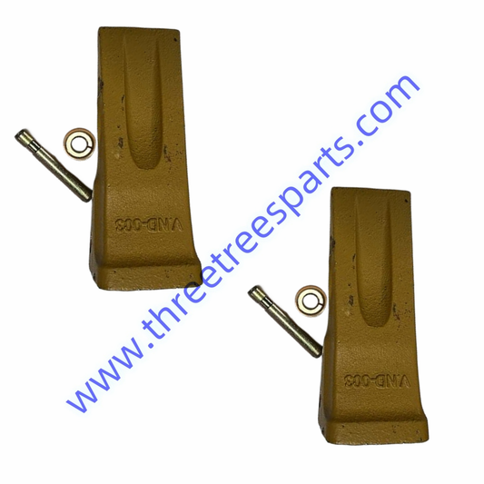 2 PC 1U3302 1u-3302 Bucket Teeth rock 9J2308 Pins 8E6259 RETAINER FOR E180