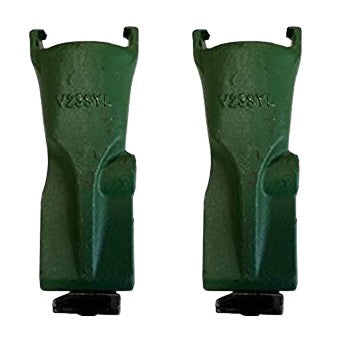 2 pk FOR ESCO V23SYL Super-V Style Bucket Digging Teeth W/ 23 PN Flex Pins