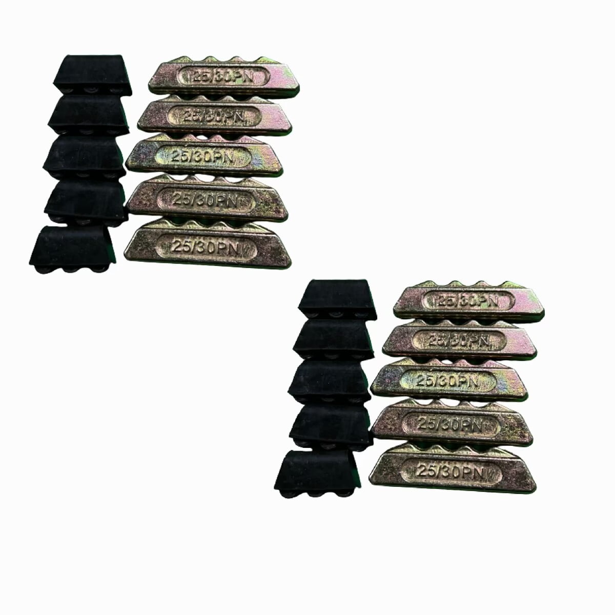 10 Pack 25PN 30PN Pin With 25LK 30LK Lock Rubber FOR 25S 30S Bucket Teeth Tooth