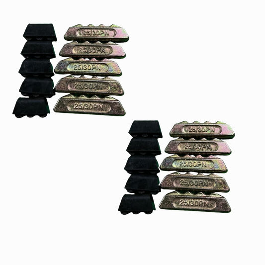 10 Pack 25PN 30PN Pin With 25LK 30LK Lock Rubber FOR 25S 30S Bucket Teeth Tooth