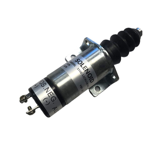 12V 1502-12C6U1B1S1 SA-3452-T Shutdown Stop Shut Off Solenoid Perkins 2848231