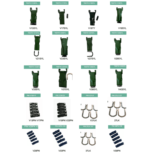 10PK FOR X156S X156 Mini Teeth w/ Pins X156 P156 6808770 6716001 TX156X