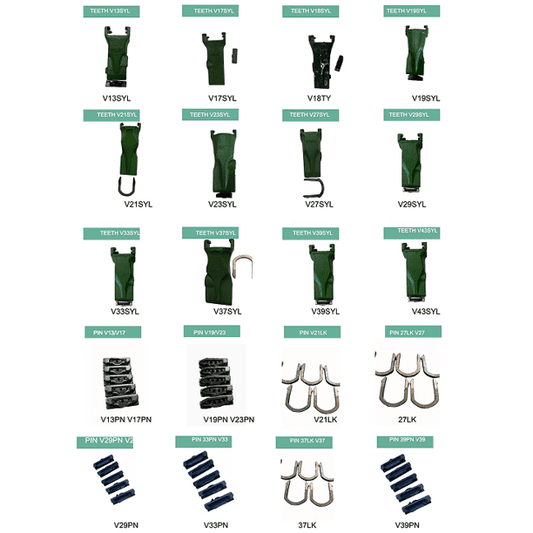 10PK FOR X156S X156 Mini Teeth w/ Pins X156 P156 6808770 6716001 TX156X