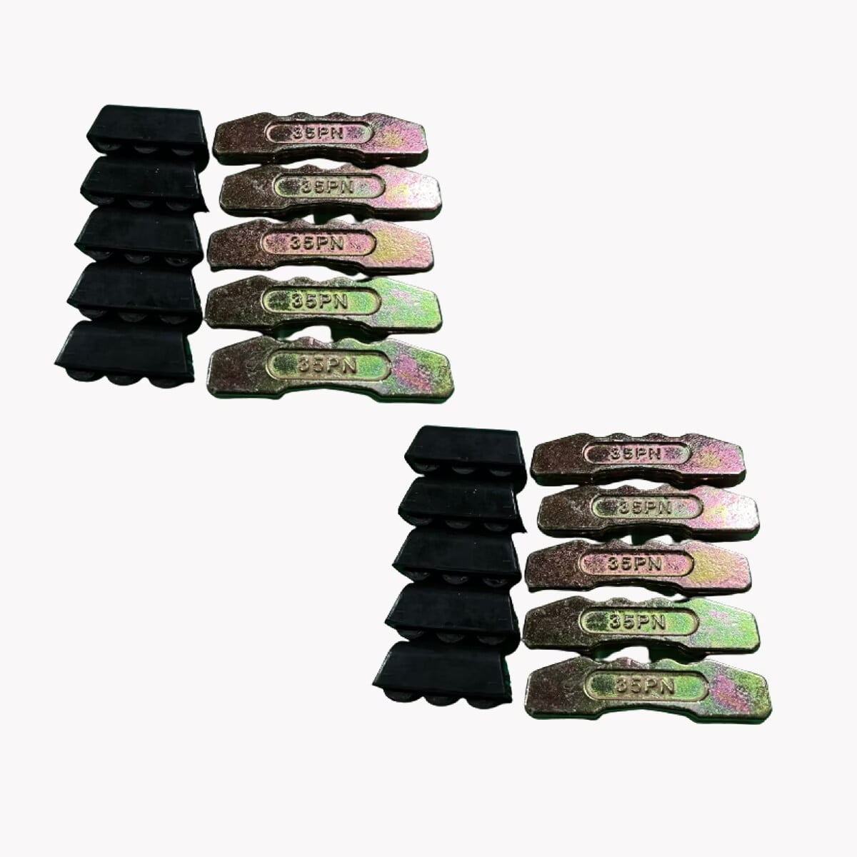 10 Pack 35PN Pin With 35LK Lock Rubber FOR 35S Bucket Teeth Tooth