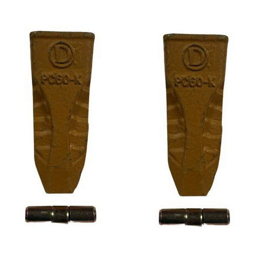 2 PC 20X-70-14160 BUCKET TEETH,20X-70-14170 PIN,20X-70-14180 SPRING FIT