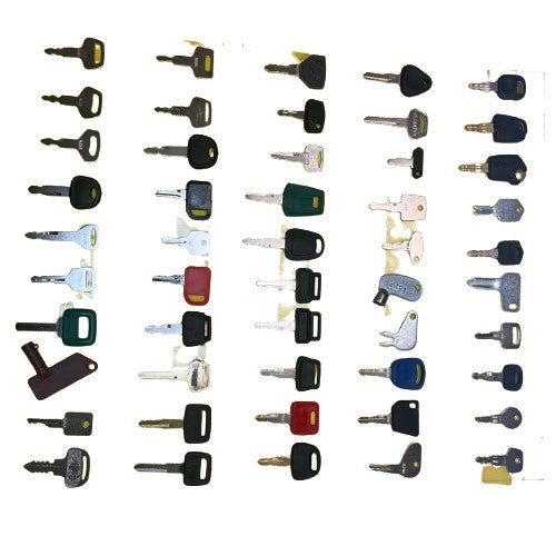 10 Pack 212 D554212 Ignition Keys For Doosan & Daewoo Forklift D25 D35 G25 G35