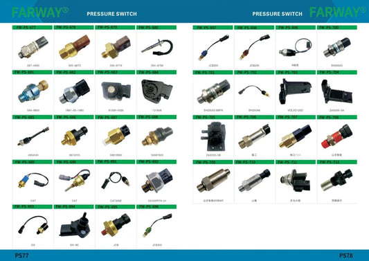 0281006327 Fuel Pressure Sensor for Blue Bird Vehicle 2008 Vision School Bus Fleetwood Vehicle 2008 Bounder Diesel